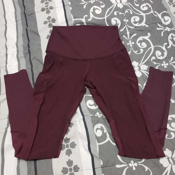 Lululemon Leggings (Maroon) - Picture 1 of 16